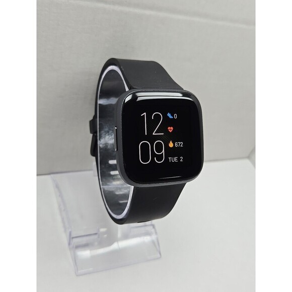 Fitbit Versa 2 Smartwatch Gray 40mm Alexa WR50M Always On Display No Charger - Picture 3 of 11